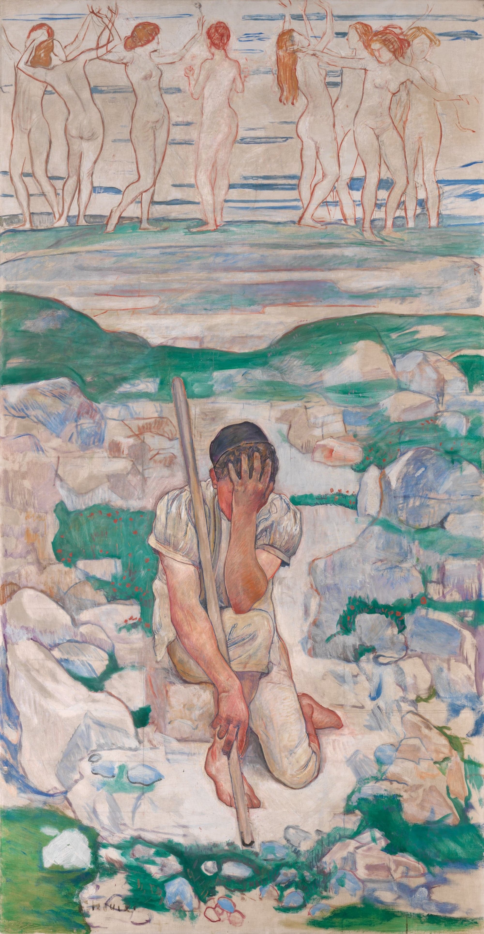 Ferdinand Hodler - The Dream of the Shepherd