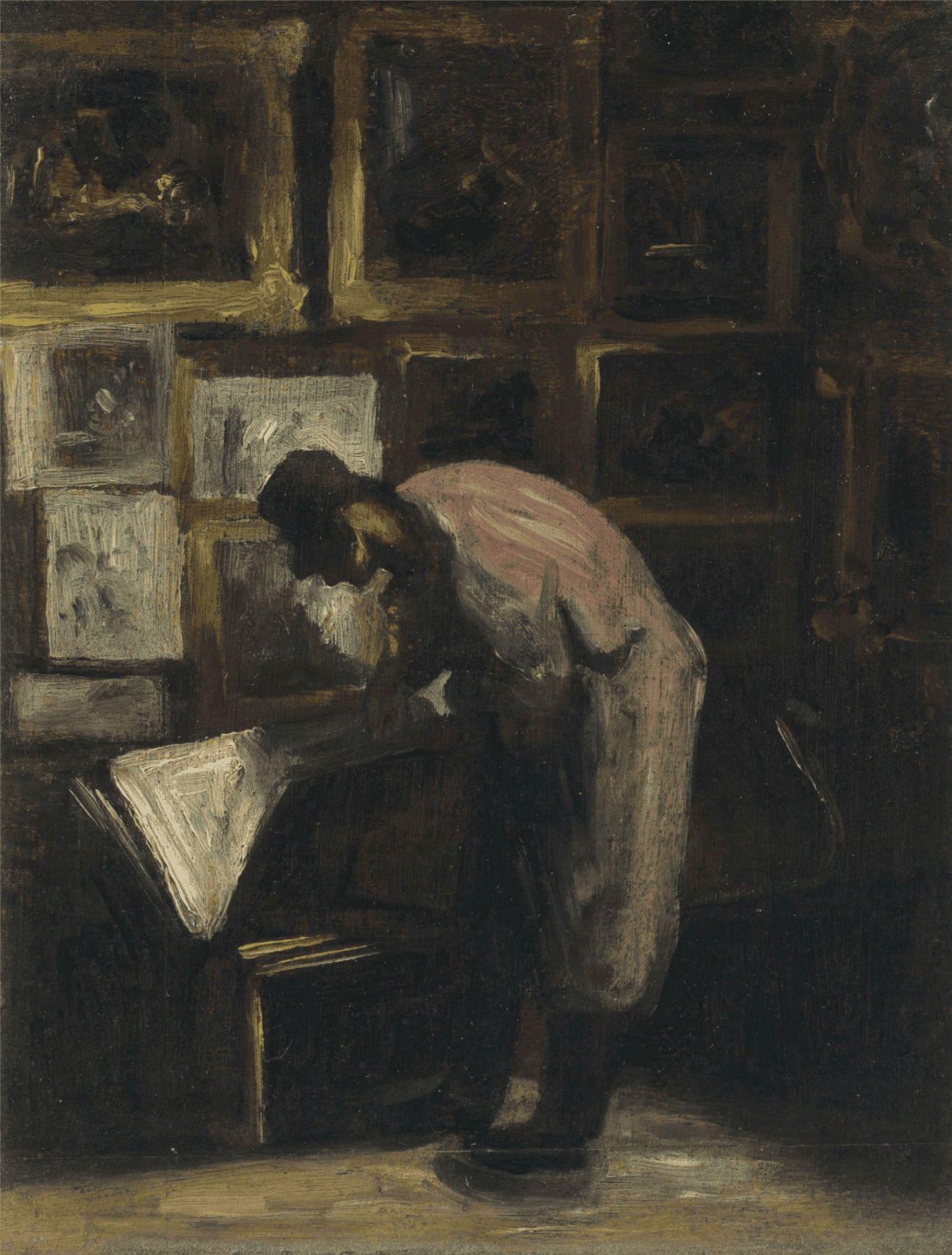 Honoré Daumier - L'Amateur d'Estampes